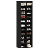 Schoenenkast 54X34X183 Cm Spaanplaat Kleurig