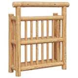 Wandplank Met Plank Met Opslag Bruin 40 X 13 X 44 Cm Bamboe