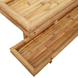 Wandplank Met Plank Wandgemonteerd Bruin 45 X 26 X 60 Cm Bamboe