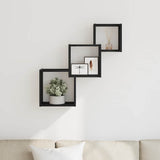 Wandplanken Kubus 68X15X68Cm Bewerkt Hout Kleur