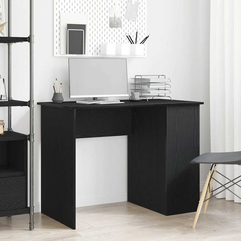 Bureau 100X55X75 Cm Bewerkt Hout Kleurig