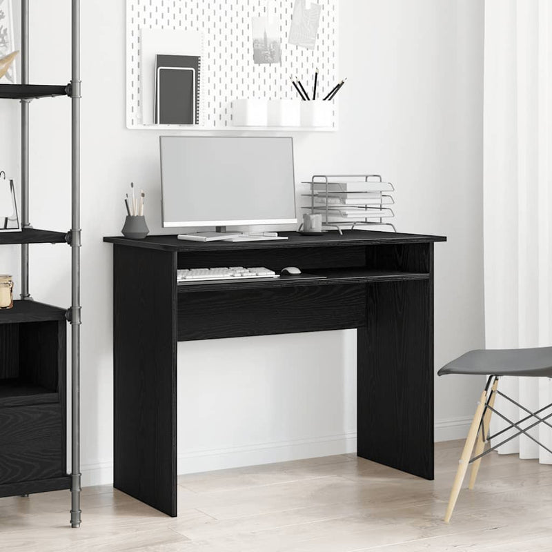 Bureau 90X50X74 Cm Bewerkt Hout Kleur