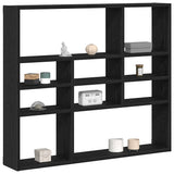 Wandschap 90X16X78 Cm Bewerkt Hout Kleur