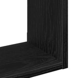 Wandschap 90X16X78 Cm Bewerkt Hout Kleur