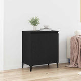 Dressoir 60X35X70 Cm Bewerkt Hout Artisanaal Eikenkleur