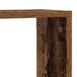 Wandschappen 2 St 80X15X26 Cm Bewerkt Hout Kleurig