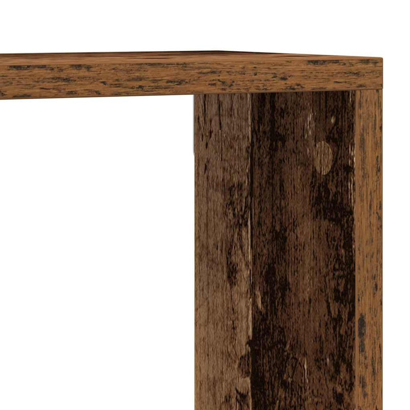 Wandschappen 2 St 80X15X26 Cm Bewerkt Hout Kleurig