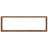 Wandschappen 2 St 80X15X26 Cm Bewerkt Hout Kleurig