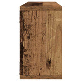 Wandschappen 2 St 80X15X26 Cm Bewerkt Hout Kleurig