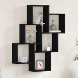 Wandplank Met Plank 78 X 15 X 92 Cm Bewerkt Hout