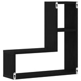 Wandplanken 2 Pcs 50 X 15 X 85 Cm Bewerkt Hout