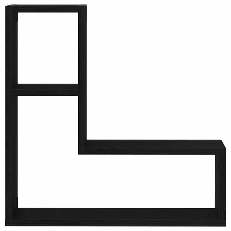 Wandplanken 2 Pcs 50 X 15 X 85 Cm Bewerkt Hout