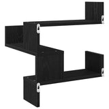 Wandhoekplank 40 X 40 X 49,5 Cm Bewerkt Hout