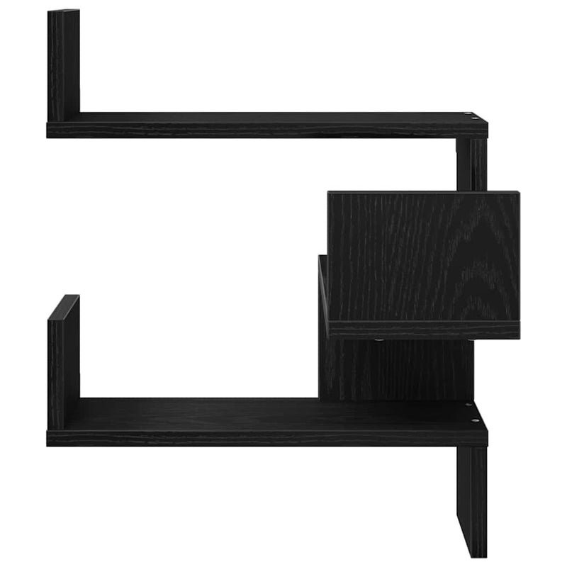 Wandhoekplank 40 X 40 X 49,5 Cm Bewerkt Hout