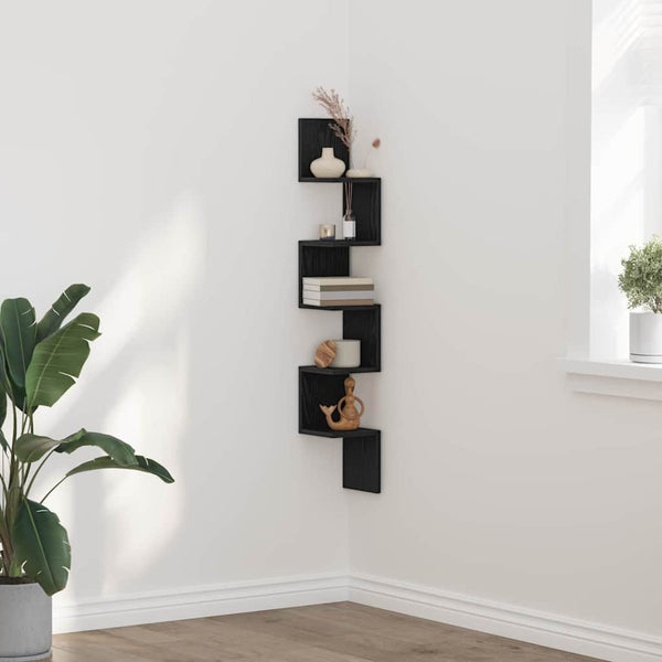 Hoekplank Met Plank Bewerkt Hout