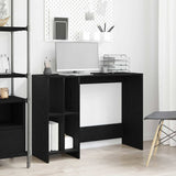 Bureau 102,5X35X75 Cm Bewerkt Hout Artisanaal Eikenkleur