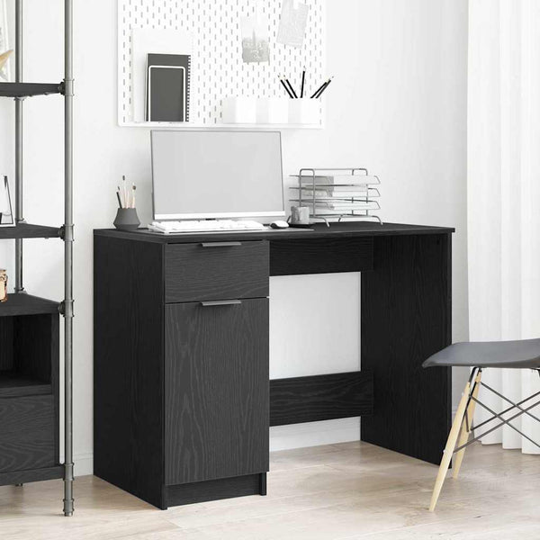 Bureau Met Lade 100 X 50 X 75 Cm Bewerkt Hout