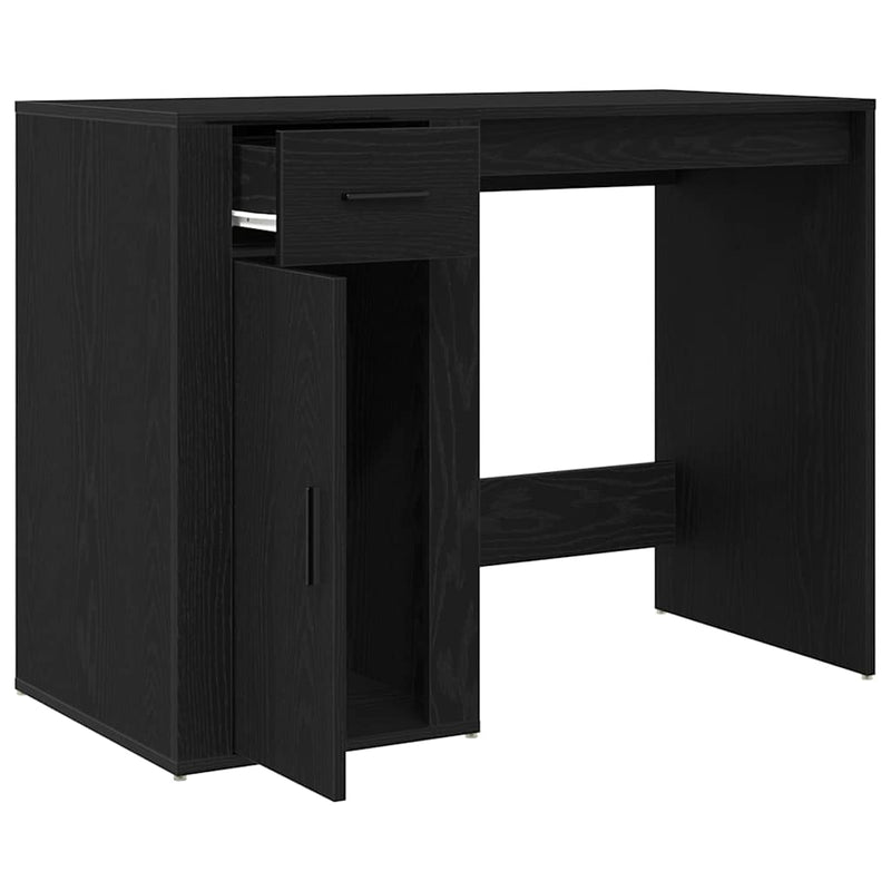 Bureau Met Lade 100 X 49 X 75 Cm Bewerkt Hout