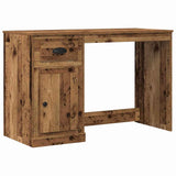 Bureau Met Lade 50 X 115 X 75 Cm Bewerkt Hout