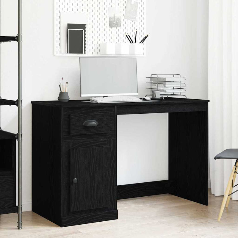 Bureau Met Lade 50 X 115 X 75 Cm Bewerkt Hout