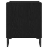 Platenkast Met Plank Bewerkt Hout