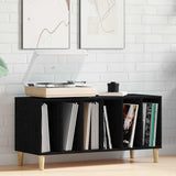 Platenkast Met Plank 100 X 38 X 48 Cm Bewerkt Hout