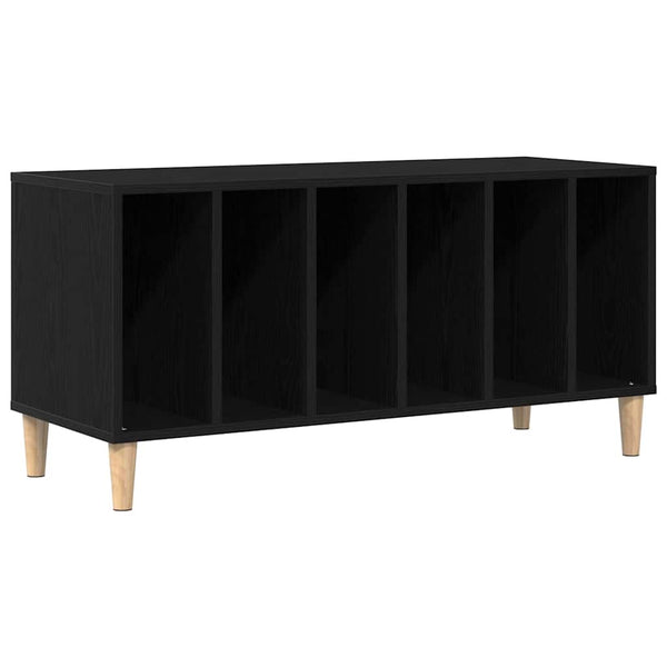 Platenkast Met Plank 100 X 38 X 48 Cm Bewerkt Hout