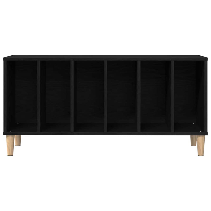 Platenkast Met Plank 100 X 38 X 48 Cm Bewerkt Hout
