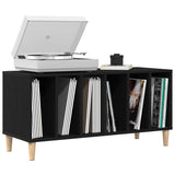 Platenkast Met Plank 100 X 38 X 48 Cm Bewerkt Hout