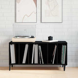 Platenkast Met Plank 100 X 38 X 48 Cm Bewerkt Hout