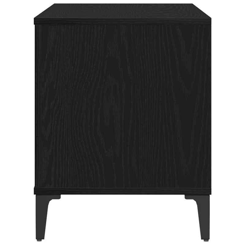 Platenkast Met Plank 100 X 38 X 48 Cm Bewerkt Hout