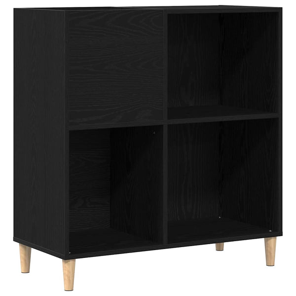 Platenkast Met Plank 84,5 X 38 X 89 Cm Bewerkt Hout