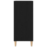 Platenkast Met Plank 84,5 X 38 X 89 Cm Bewerkt Hout