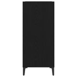 Platenkast Met Plank 84,5 X 38 X 89 Cm Bewerkt Hout