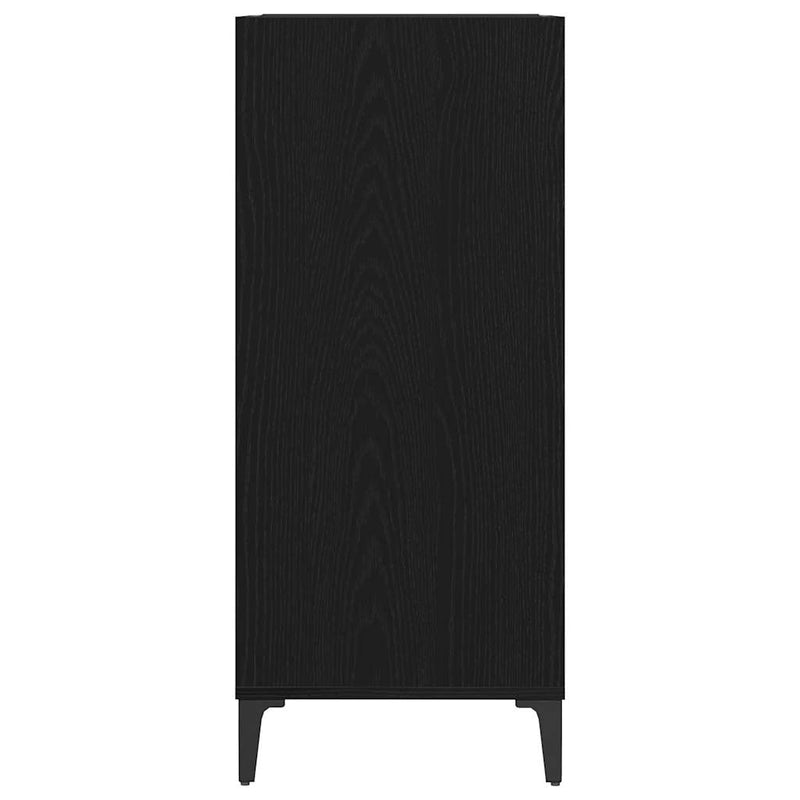 Platenkast Met Plank 84,5 X 38 X 89 Cm Bewerkt Hout