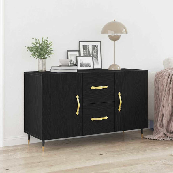 Dressoir Met Lade 100 X 36 X 60 Cm Bewerkt Hout