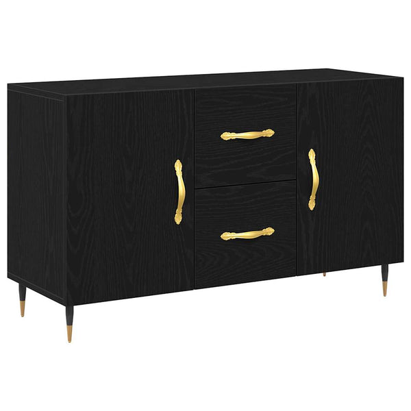 Dressoir Met Lade 100 X 36 X 60 Cm Bewerkt Hout