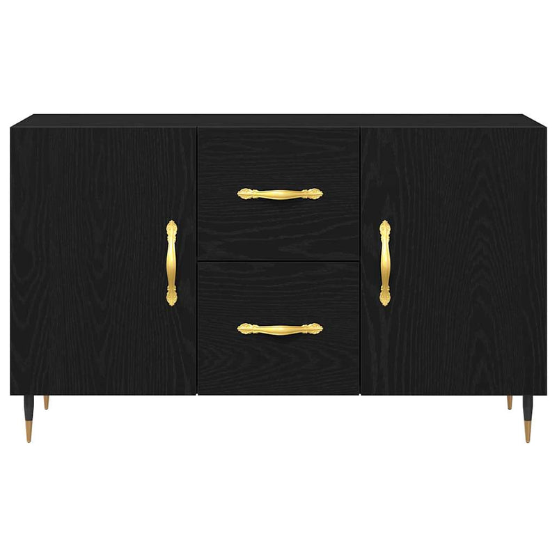 Dressoir Met Lade 100 X 36 X 60 Cm Bewerkt Hout