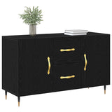 Dressoir Met Lade 100 X 36 X 60 Cm Bewerkt Hout