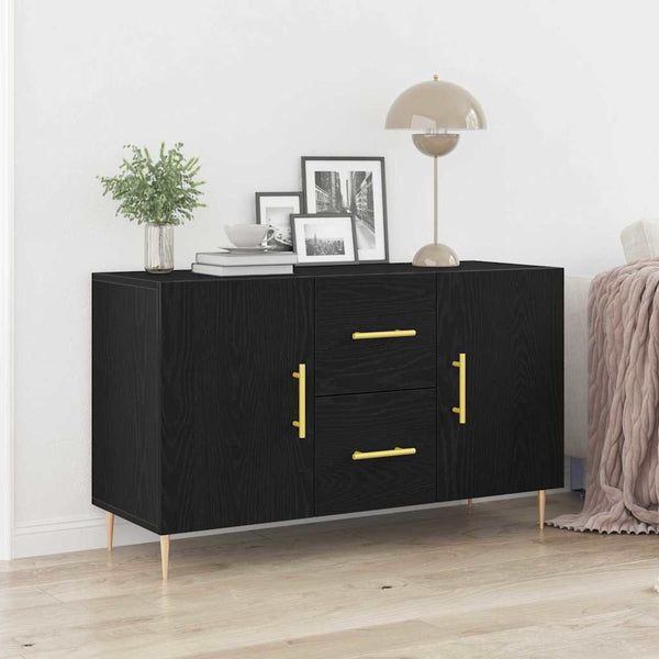 Dressoir Met Lade 100 X 36 X 60 Cm Bewerkt Hout
