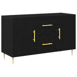 Dressoir Met Lade 100 X 36 X 60 Cm Bewerkt Hout