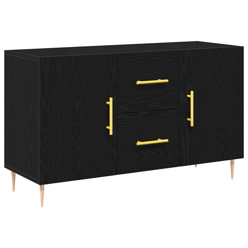 Dressoir Met Lade 100 X 36 X 60 Cm Bewerkt Hout