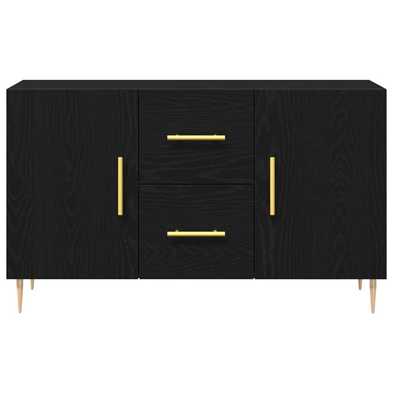 Dressoir Met Lade 100 X 36 X 60 Cm Bewerkt Hout