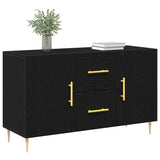 Dressoir Met Lade 100 X 36 X 60 Cm Bewerkt Hout