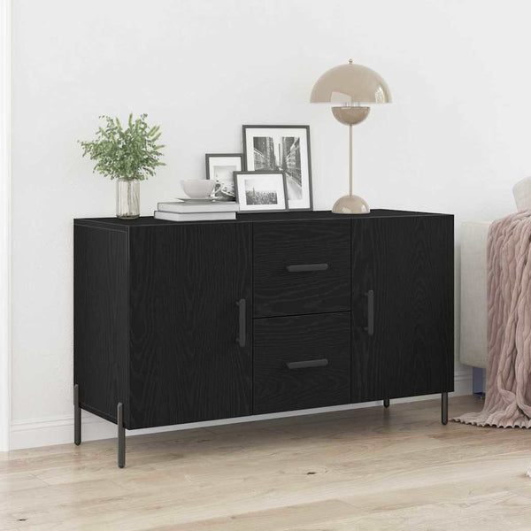 Dressoir Met Lade 100 X 36 X 60 Cm Bewerkt Hout