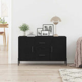 Dressoir Met Lade 100 X 36 X 60 Cm Bewerkt Hout