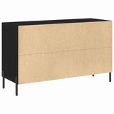 Dressoir Met Lade 100 X 36 X 60 Cm Bewerkt Hout
