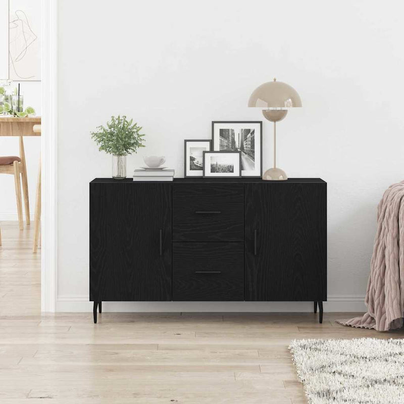Dressoir Met Lade 100 X 36 X 60 Cm Bewerkt Hout