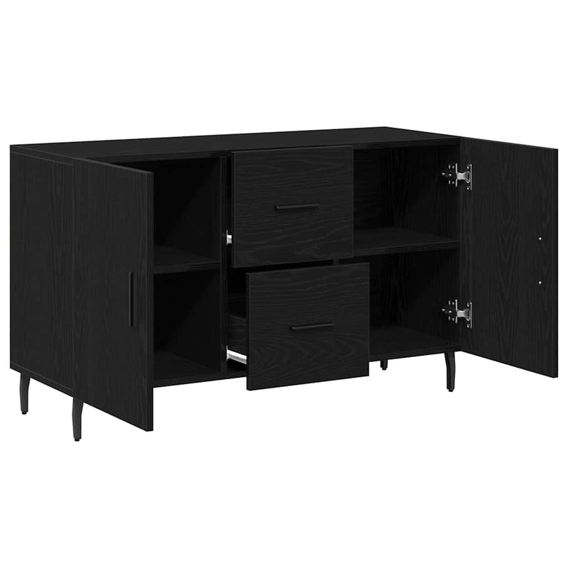Dressoir Met Lade 100 X 36 X 60 Cm Bewerkt Hout