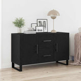 Dressoir Met Lade 100 X 36 X 60 Cm Bewerkt Hout